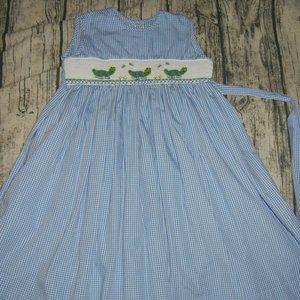 Be Mine Caterpillar Smocked Dress School 4T
